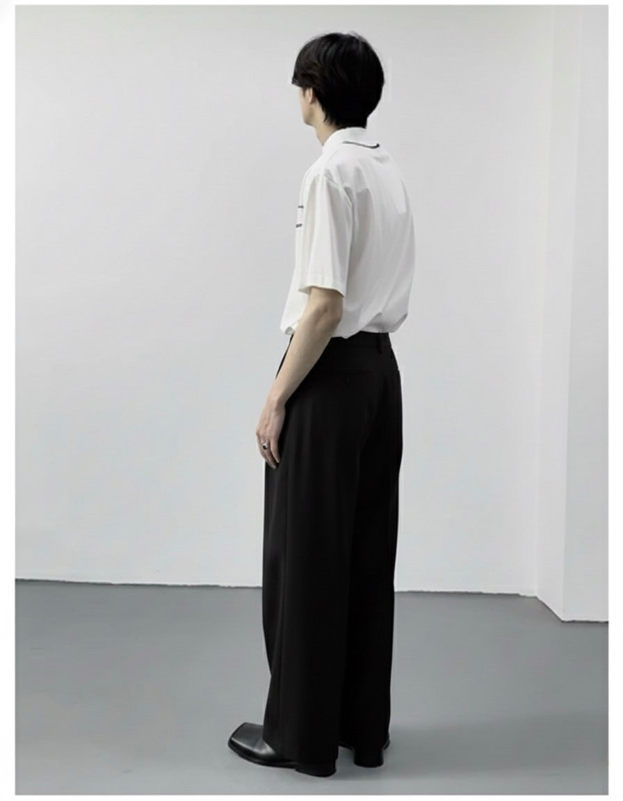 RIWYN Spanish Cut Pleated Pants