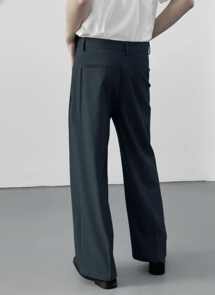 RIWYN Spanish Cut Pleated Pants