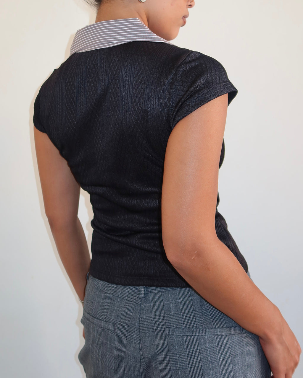 RǏWYÑ | Uni Knit Collar Top