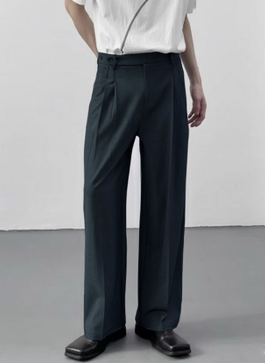 RIWYN Spanish Cut Pleated Pants