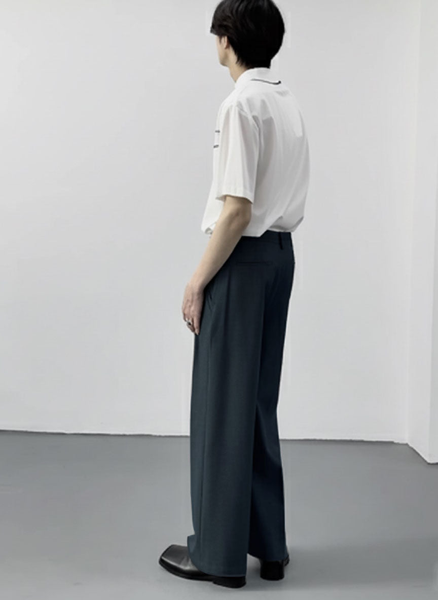 RIWYN Spanish Cut Pleated Pants
