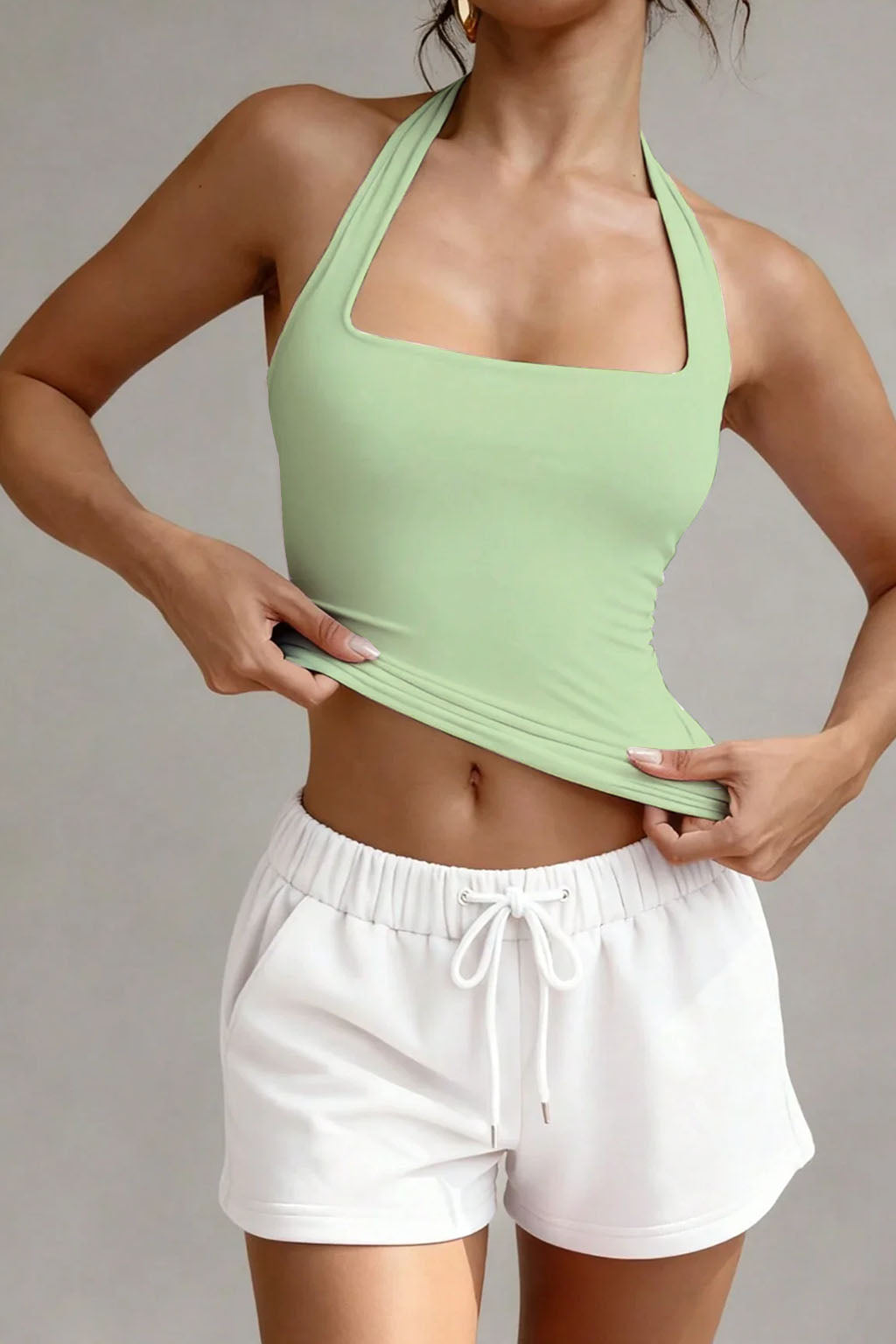 RǏWYÑ | Minimalist Halter Tank Top