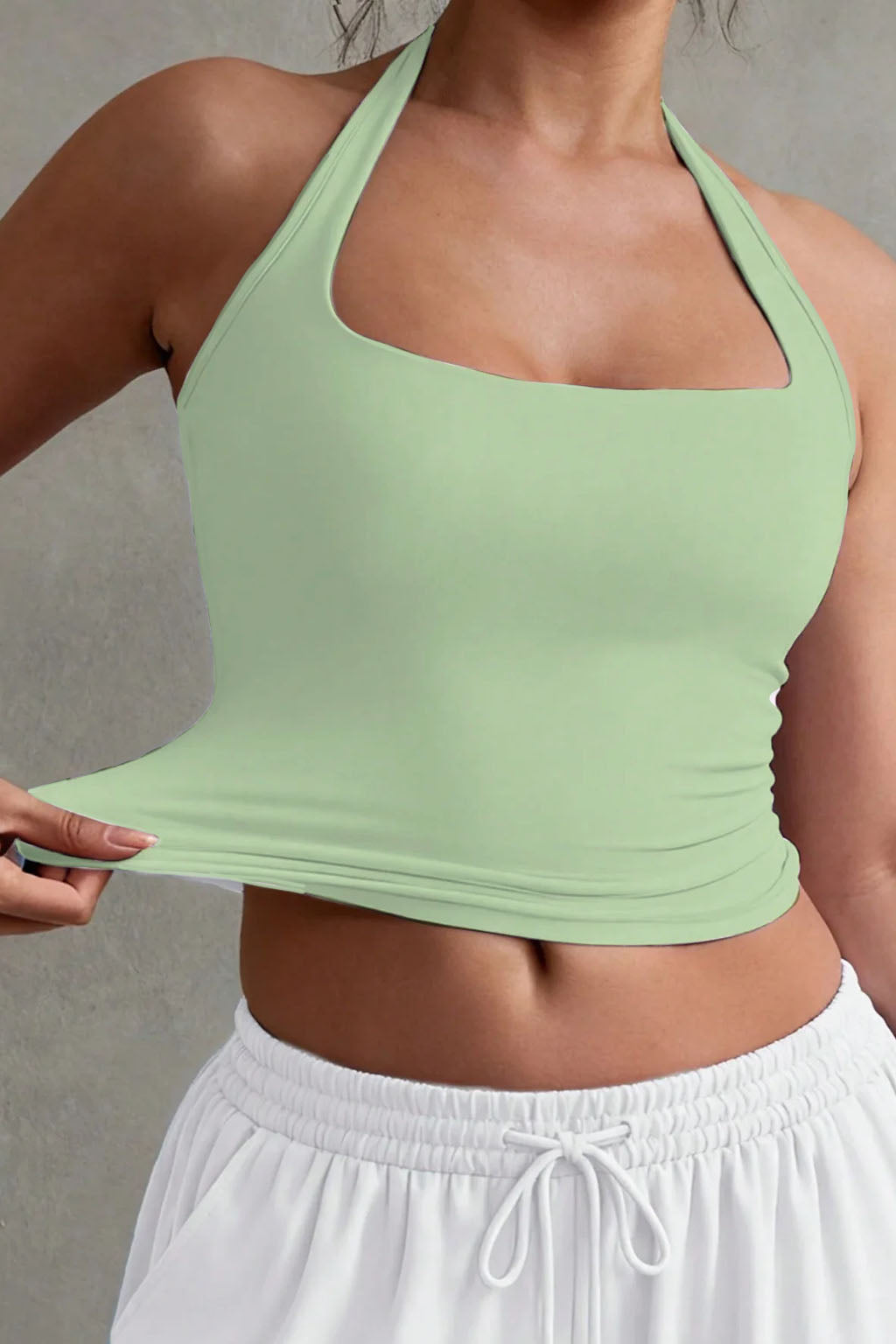 RǏWYÑ | Minimalist Halter Tank Top