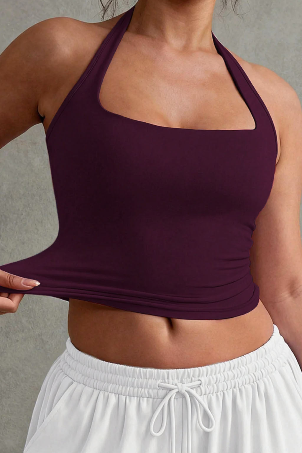 RǏWYÑ | Minimalist Halter Tank Top