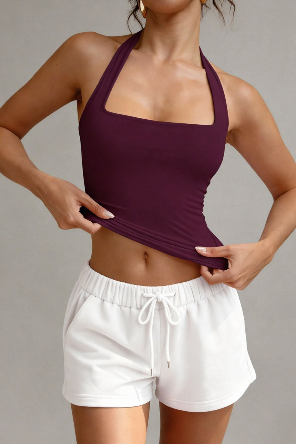 RǏWYÑ | Minimalist Halter Tank Top