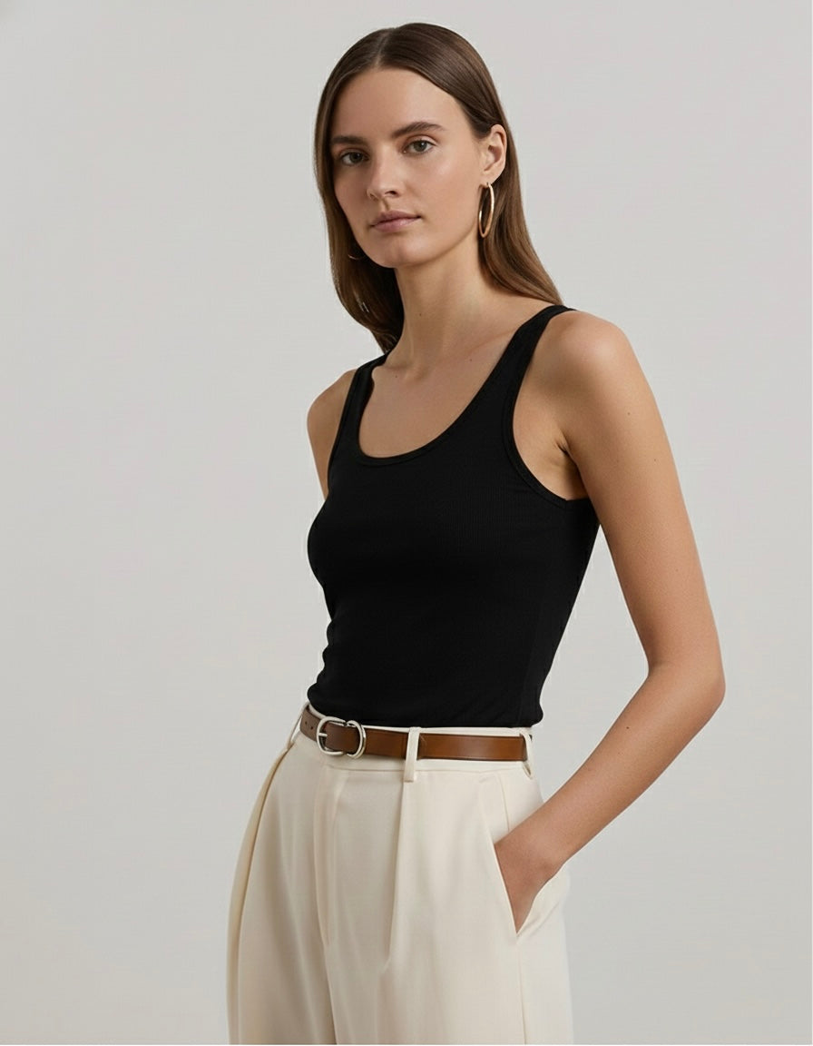 RǏWYÑ | Basic Padded Sleeveless Top