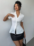 RǏWYÑ | Snatched Fit Collar Shirt