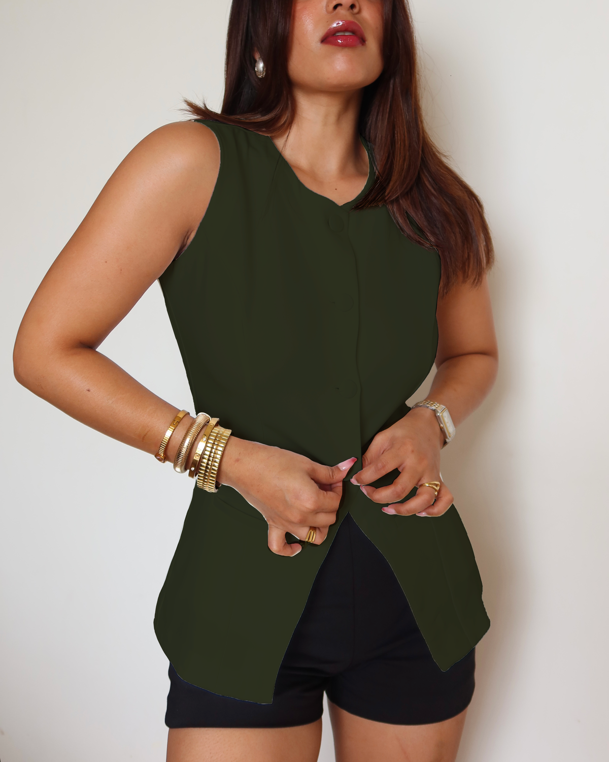 RǏWYÑ | Fine Structure Vest Top