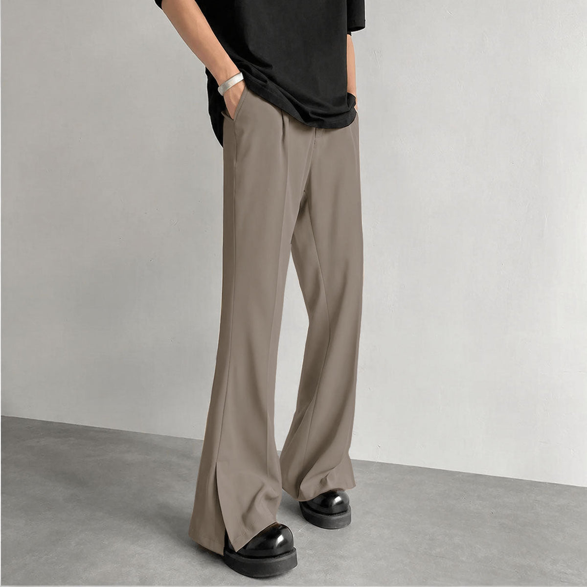 RIWYN Men Korean Bootcut Pants
