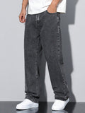 RIWYN Grey Spectrum Loose Straight Fit Jeans
