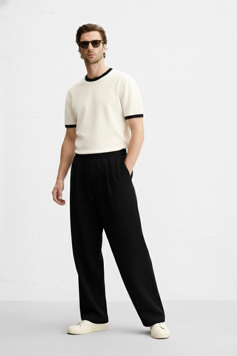 RIWYN Modern Basic Baggy Pants