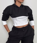 RǏWYÑ | Ease Fit Corset Hoodie
