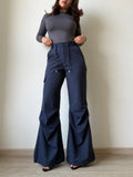 RǏWYÑ | Rare Flare Parachute Pants