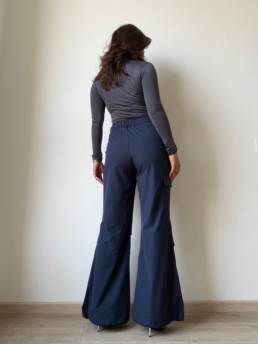 RǏWYÑ | Rare Flare Parachute Pants