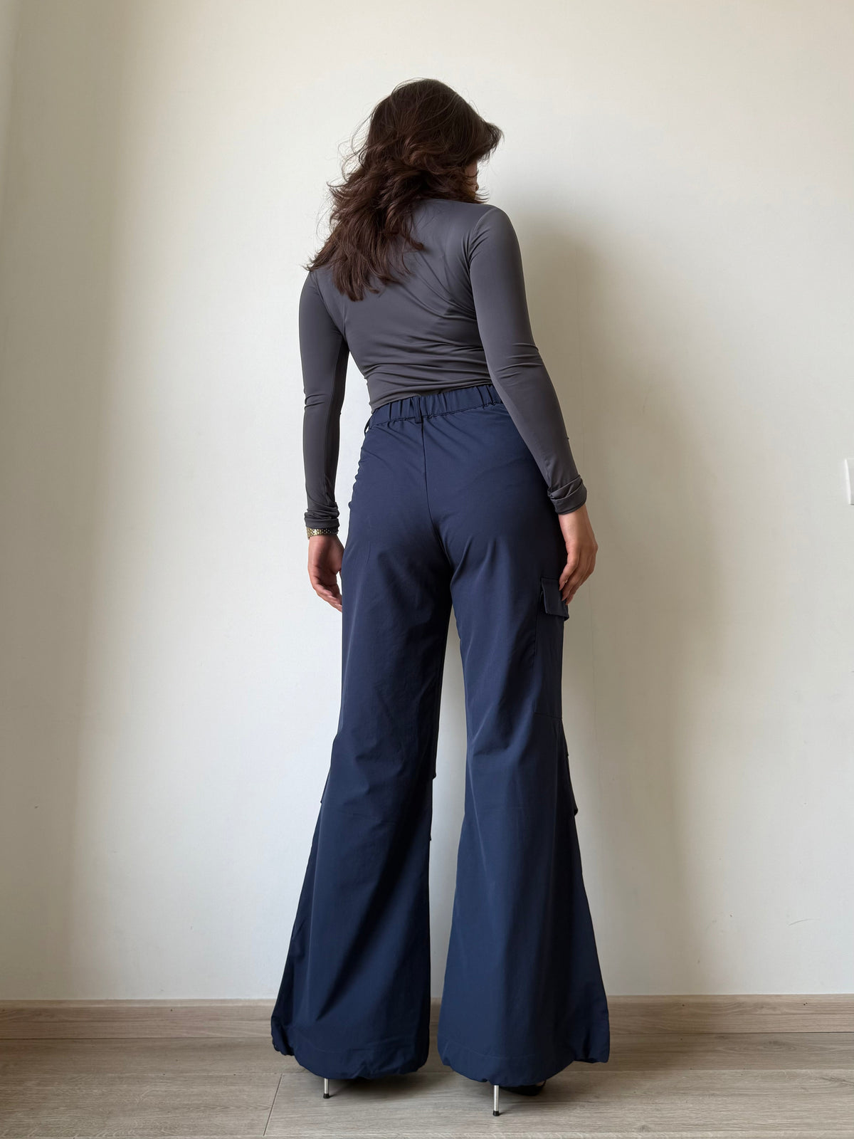 RǏWYÑ | Rare Flare Parachute Pants
