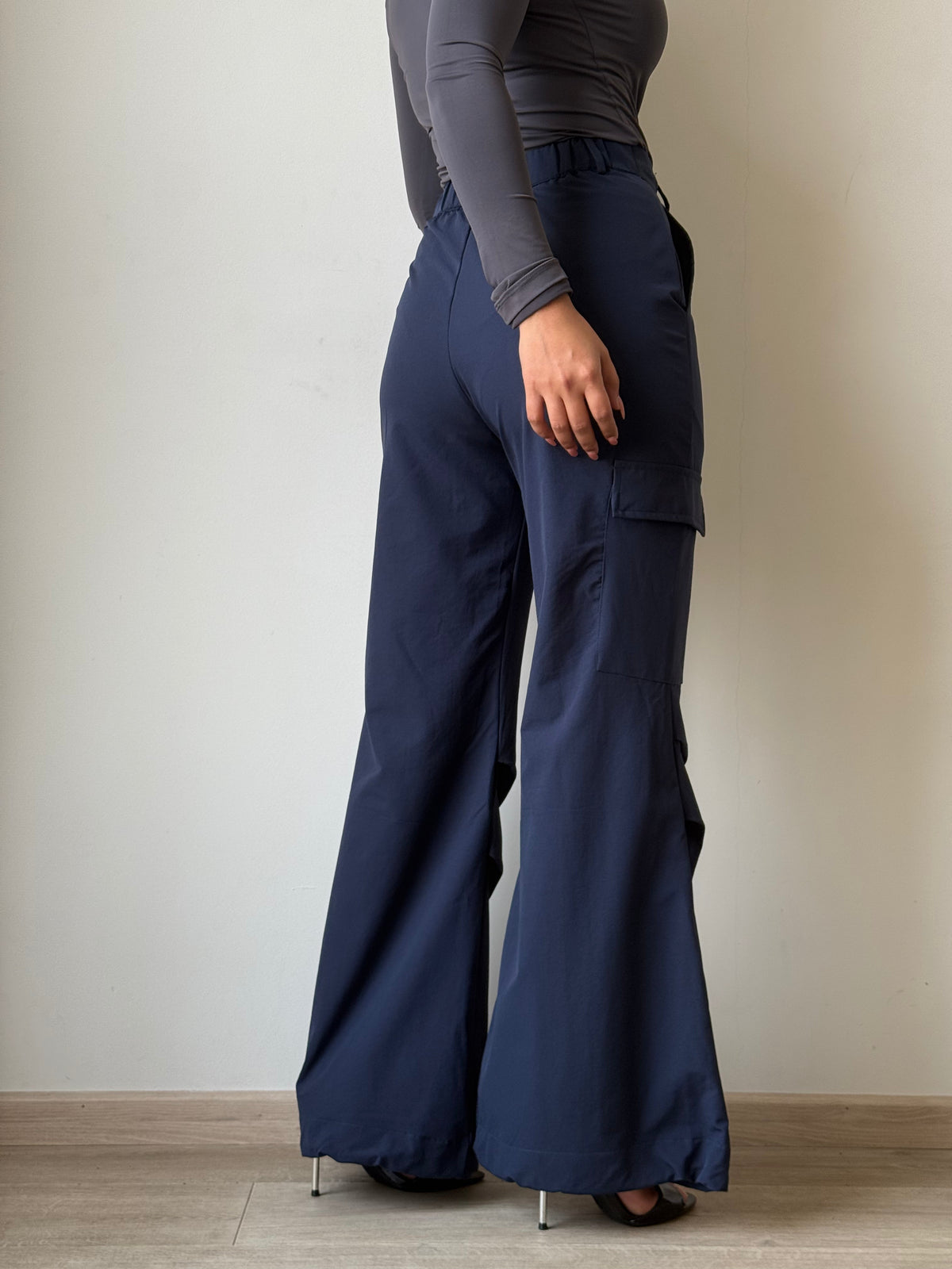 RǏWYÑ | Rare Flare Parachute Pants