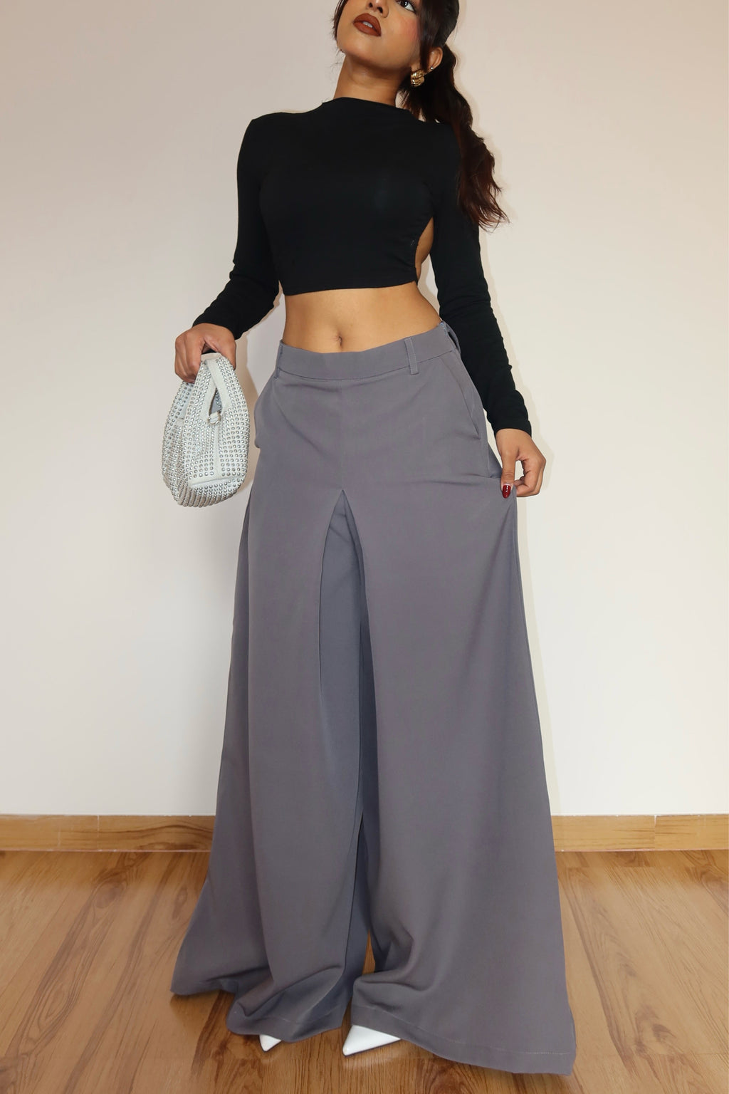 RǏWYÑ | Sakura Bloom Wide Leg Trousers