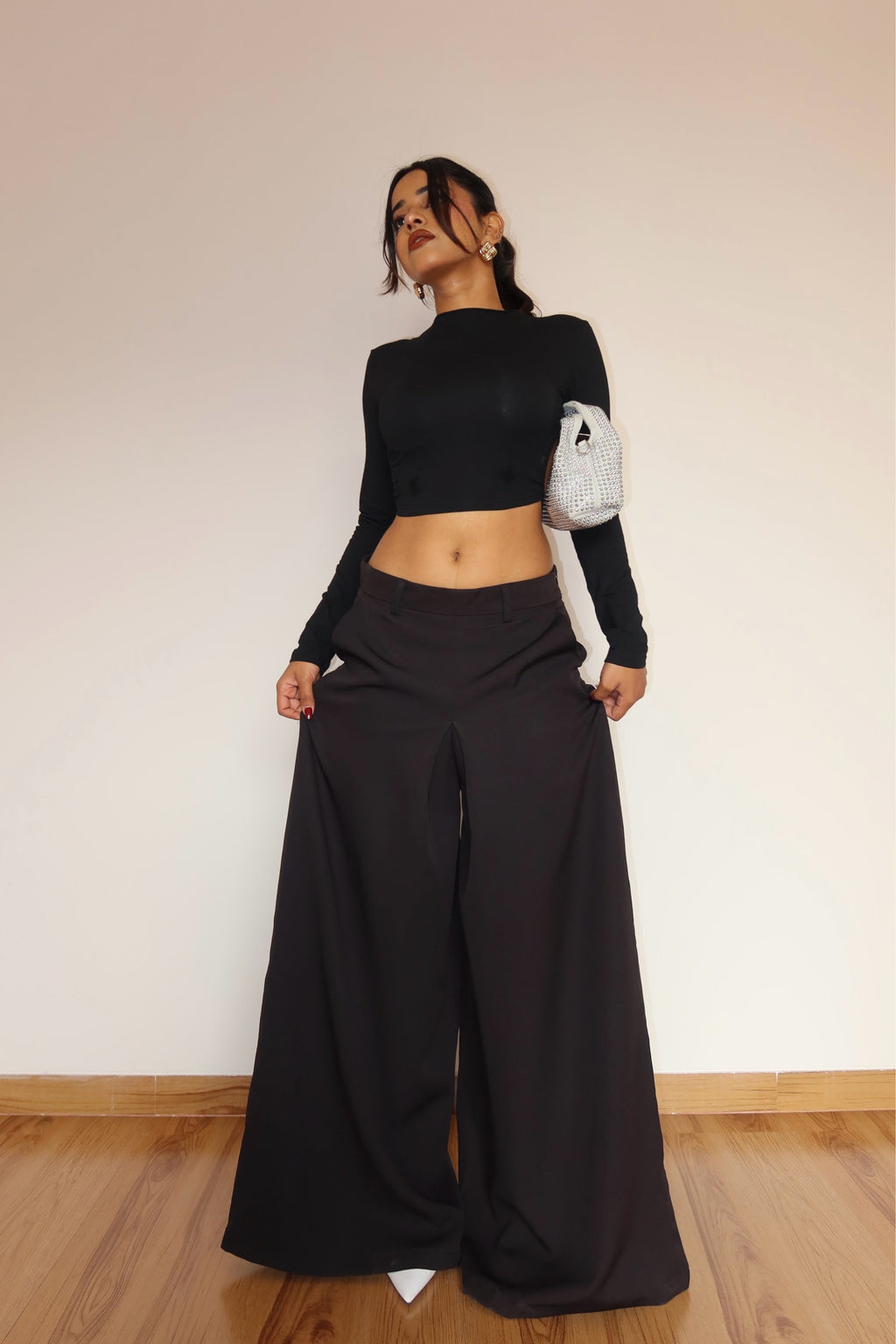 RǏWYÑ | Sakura Bloom Wide Leg Trousers