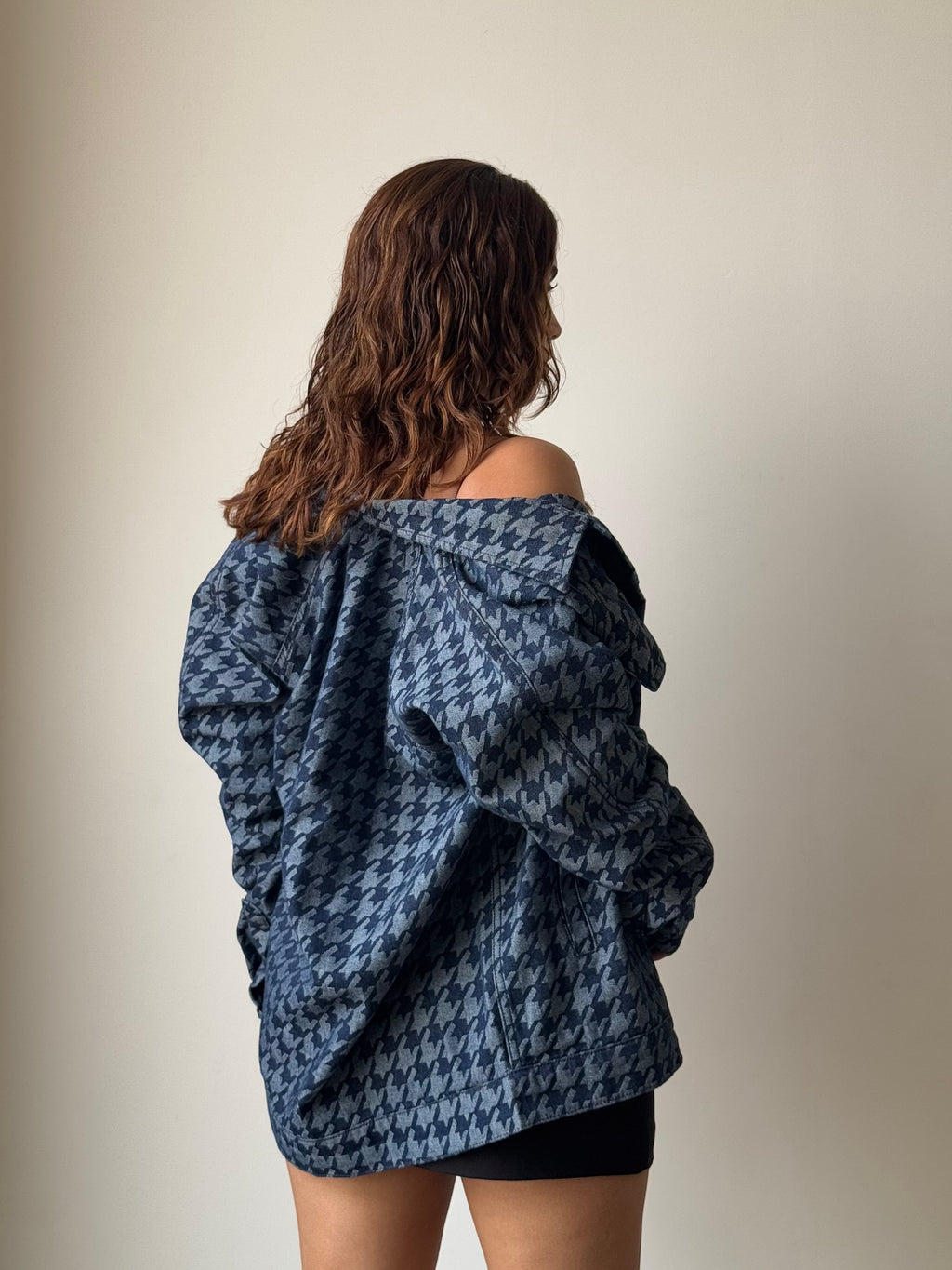 RǏWYÑ | Classic Houndstooth Jacket