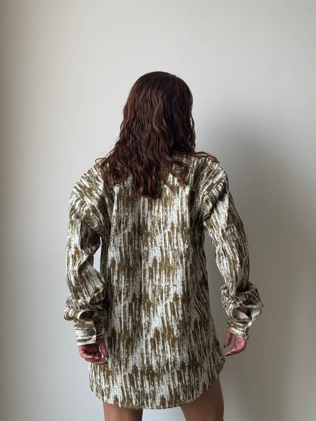 RǏWYÑ | Brush Stroke Denim Shirt