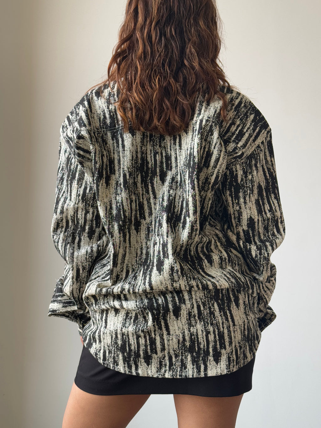 RǏWYÑ | Brush Stroke Denim Shirt