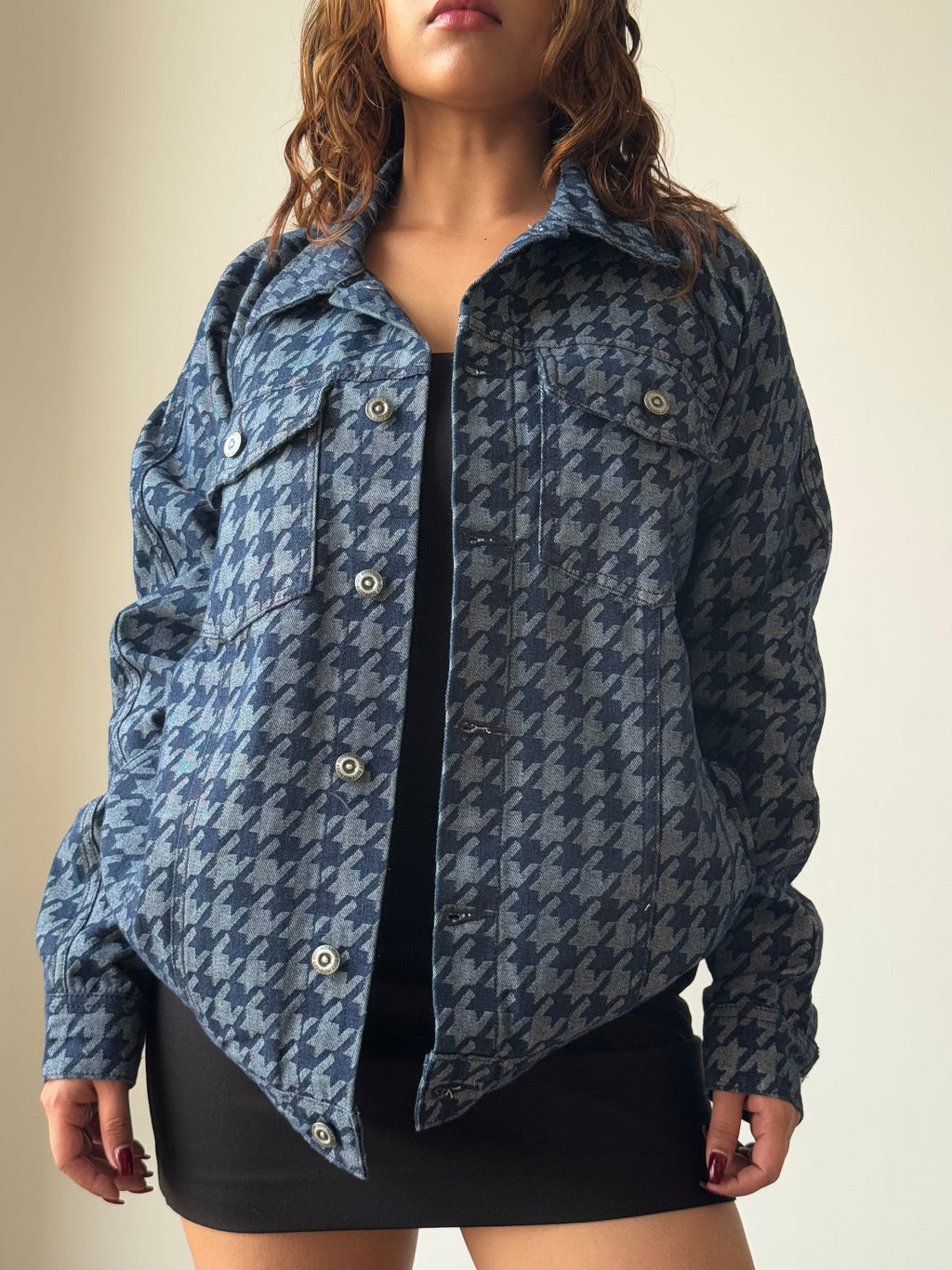 RǏWYÑ | Classic Houndstooth Jacket