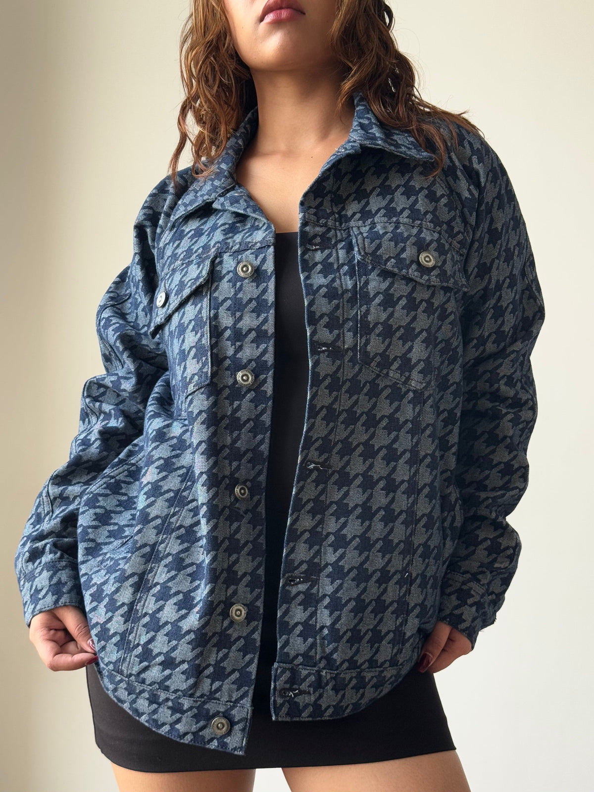 RǏWYÑ | Classic Houndstooth Jacket