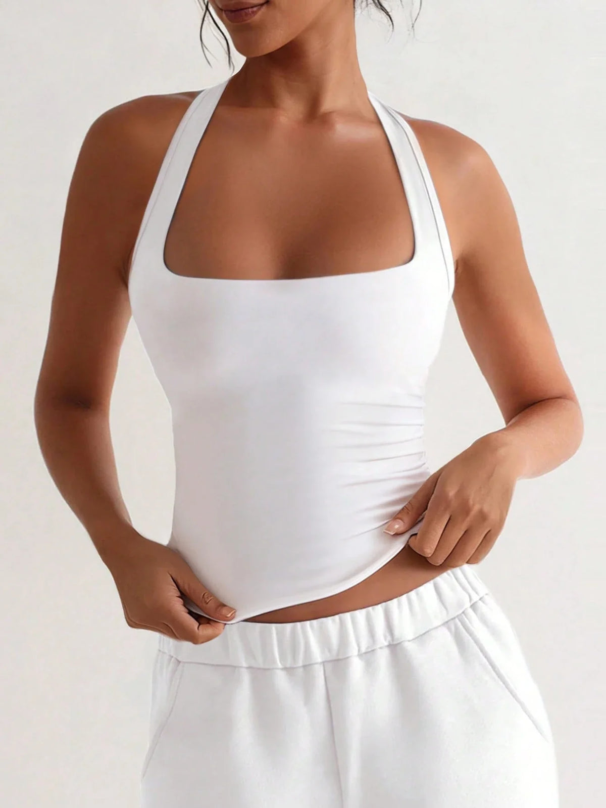 RǏWYÑ | Minimalist Halter Tank Top