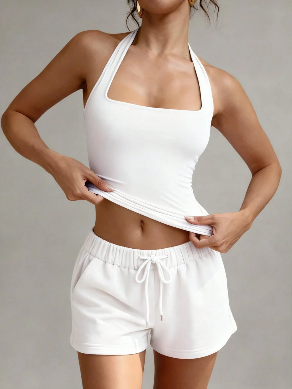 RǏWYÑ | Minimalist Halter Tank Top