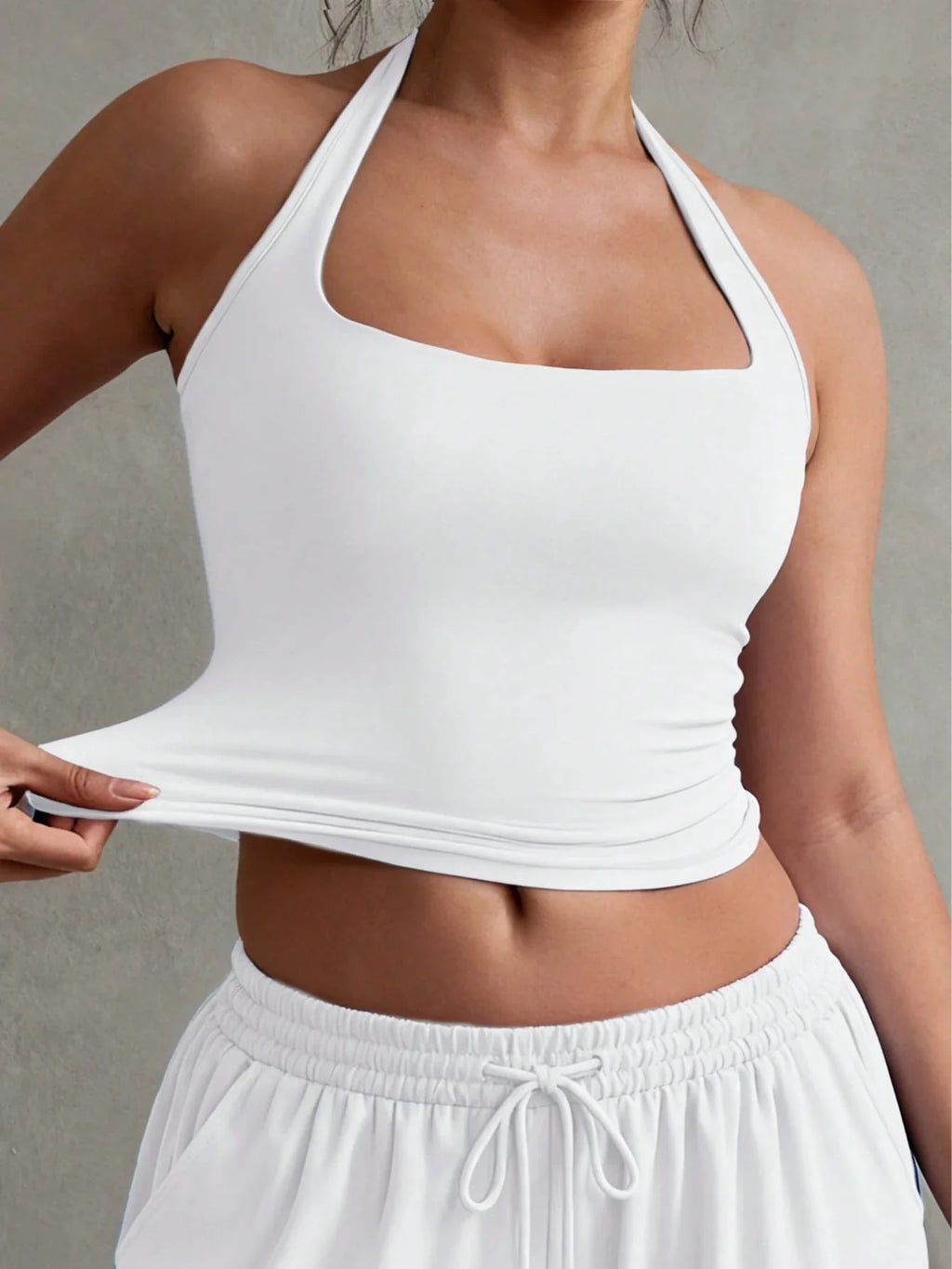 RǏWYÑ | Minimalist Halter Tank Top