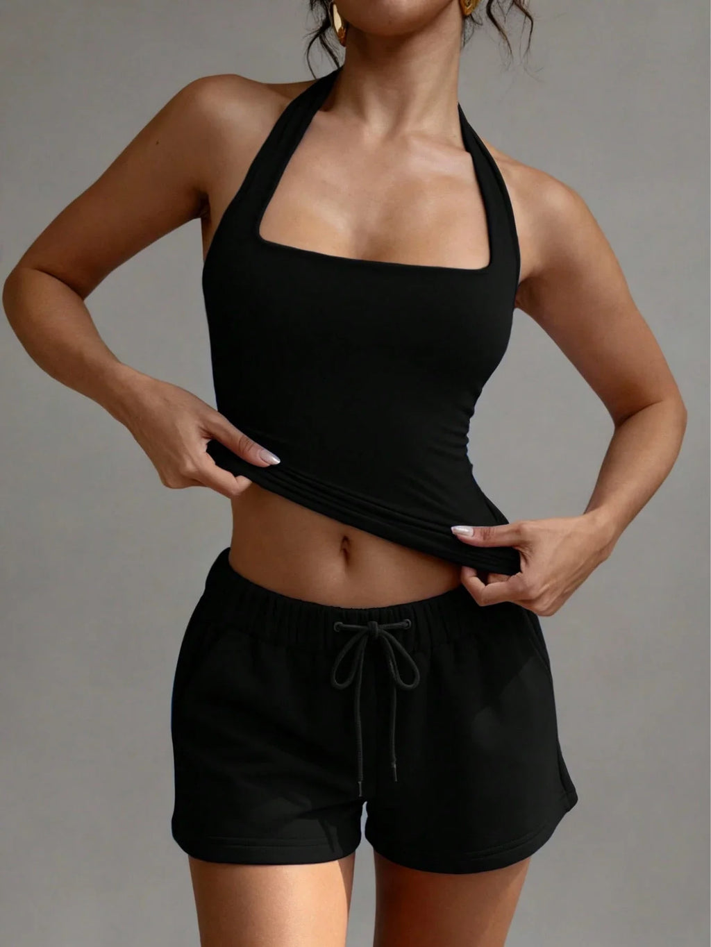 RǏWYÑ | Minimalist Halter Tank Top