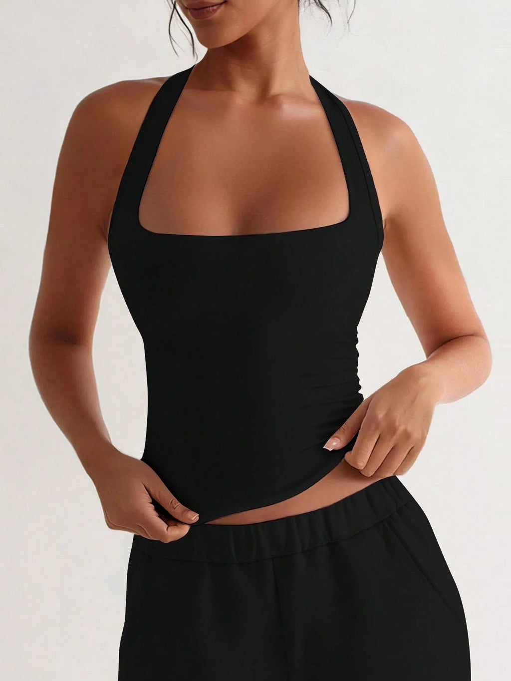 RǏWYÑ | Minimalist Halter Tank Top