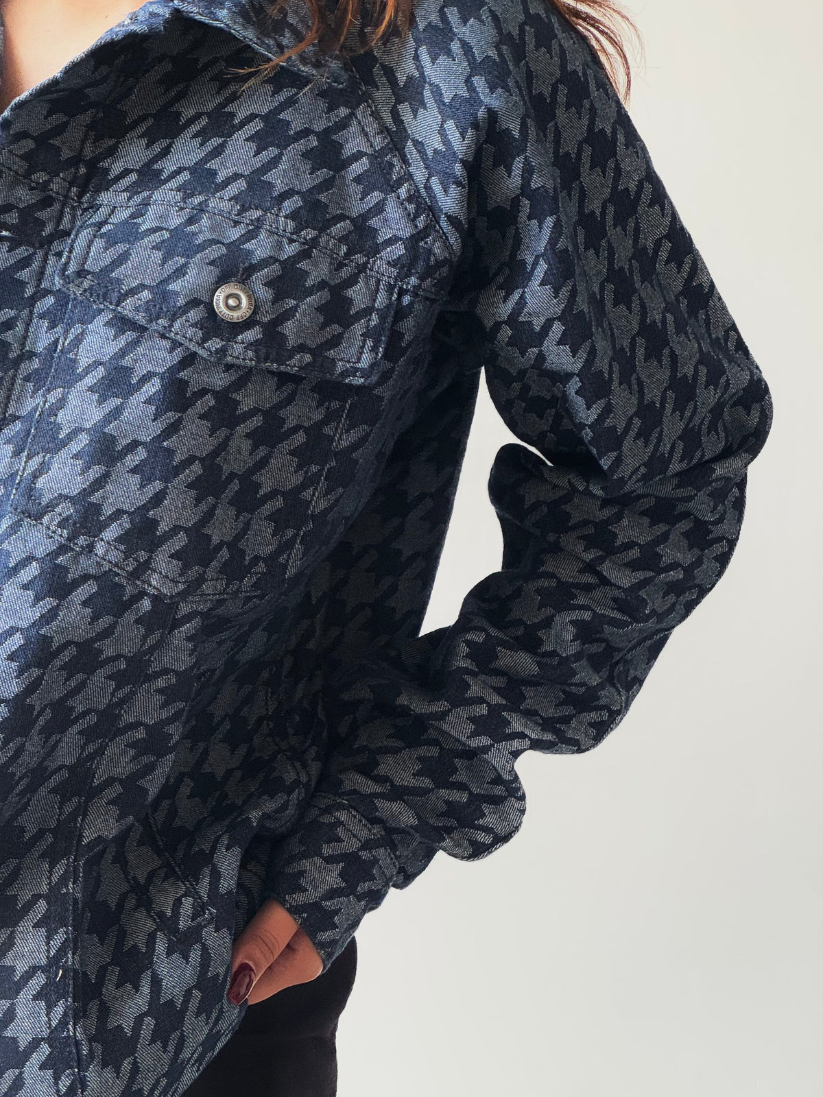 RǏWYÑ | Classic Houndstooth Jacket