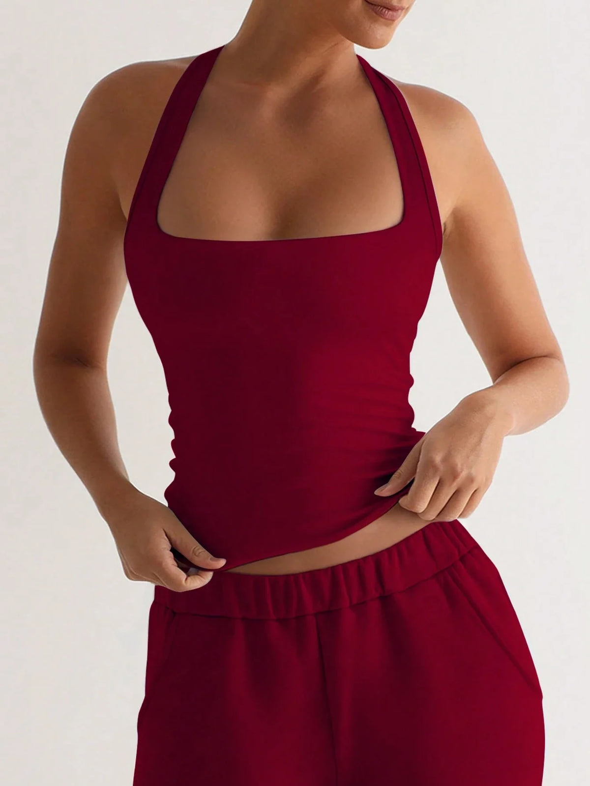 RǏWYÑ | Minimalist Halter Tank Top