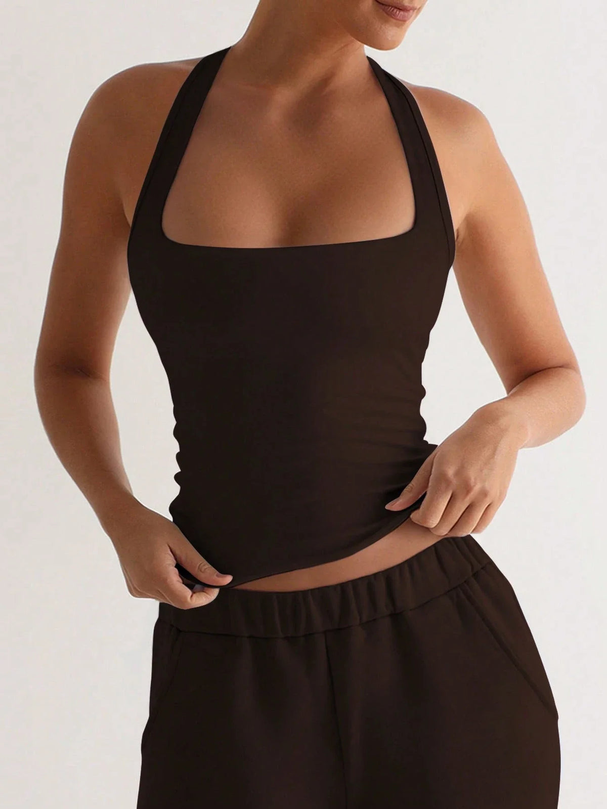 RǏWYÑ | Minimalist Halter Tank Top