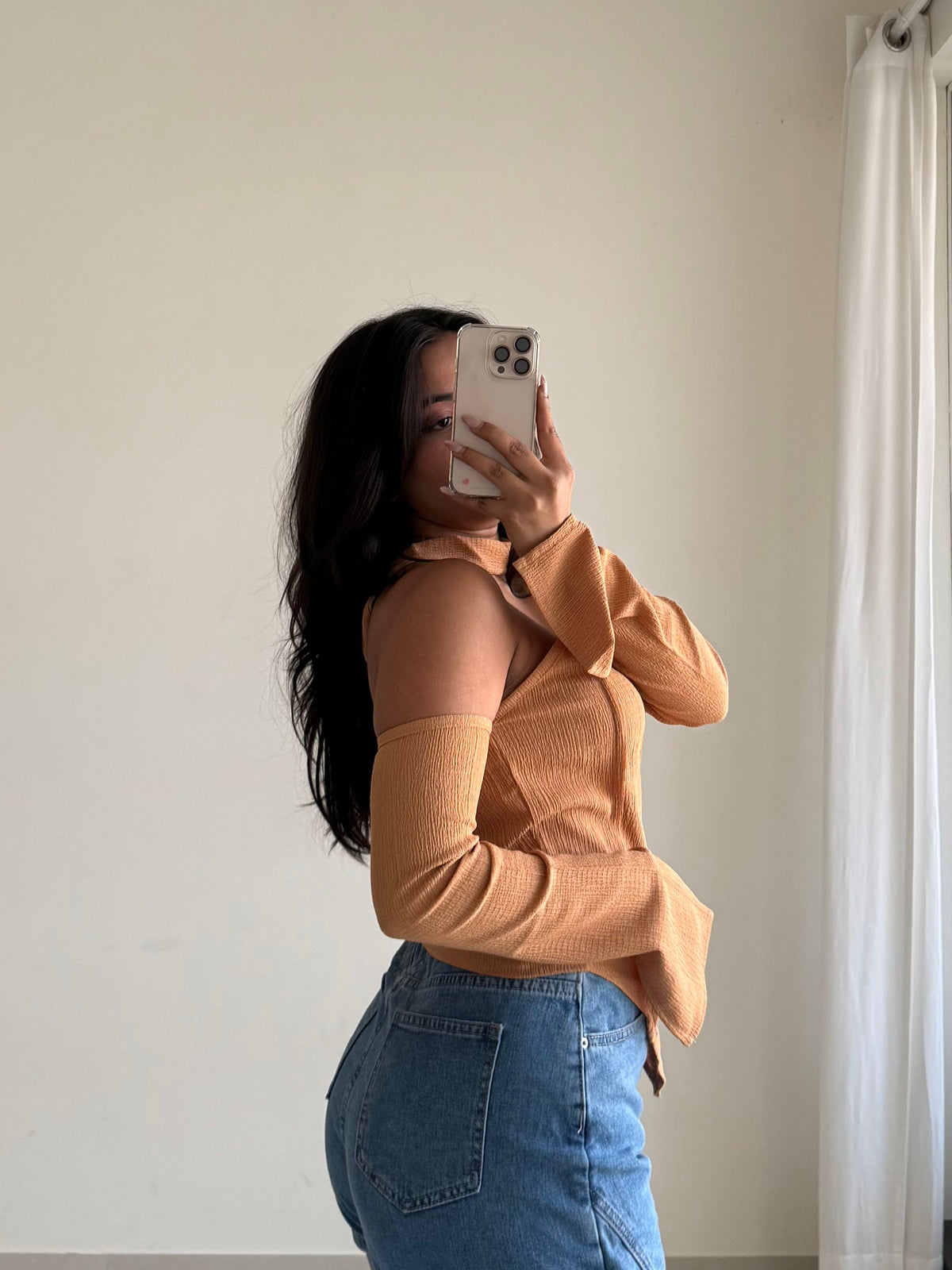 RǏWYÑ | Chic Halter Neck Detachable Sleeves Top