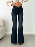 RǏWYÑ | Copper Statement Flare Jeans