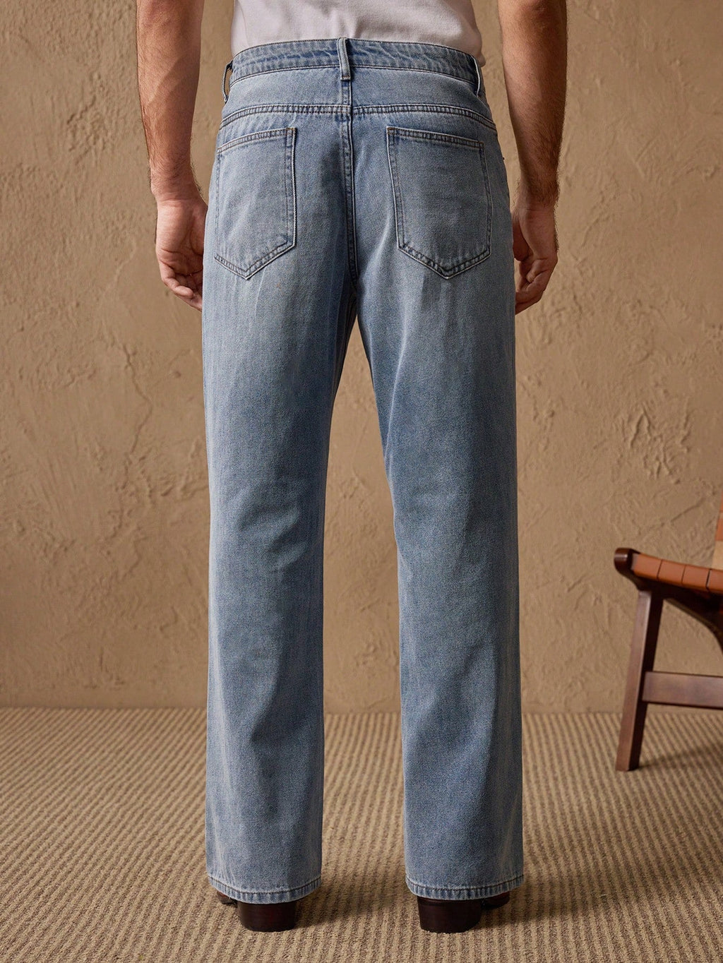 RIWYN Grounded Blue Light Wash Bootcut Jeans