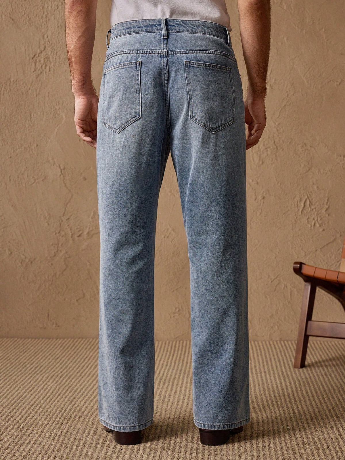 RIWYN Grounded Blue Light Wash Bootcut Jeans