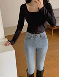 RǏWYÑ | Daily Passion Square Neck Sleeve Top