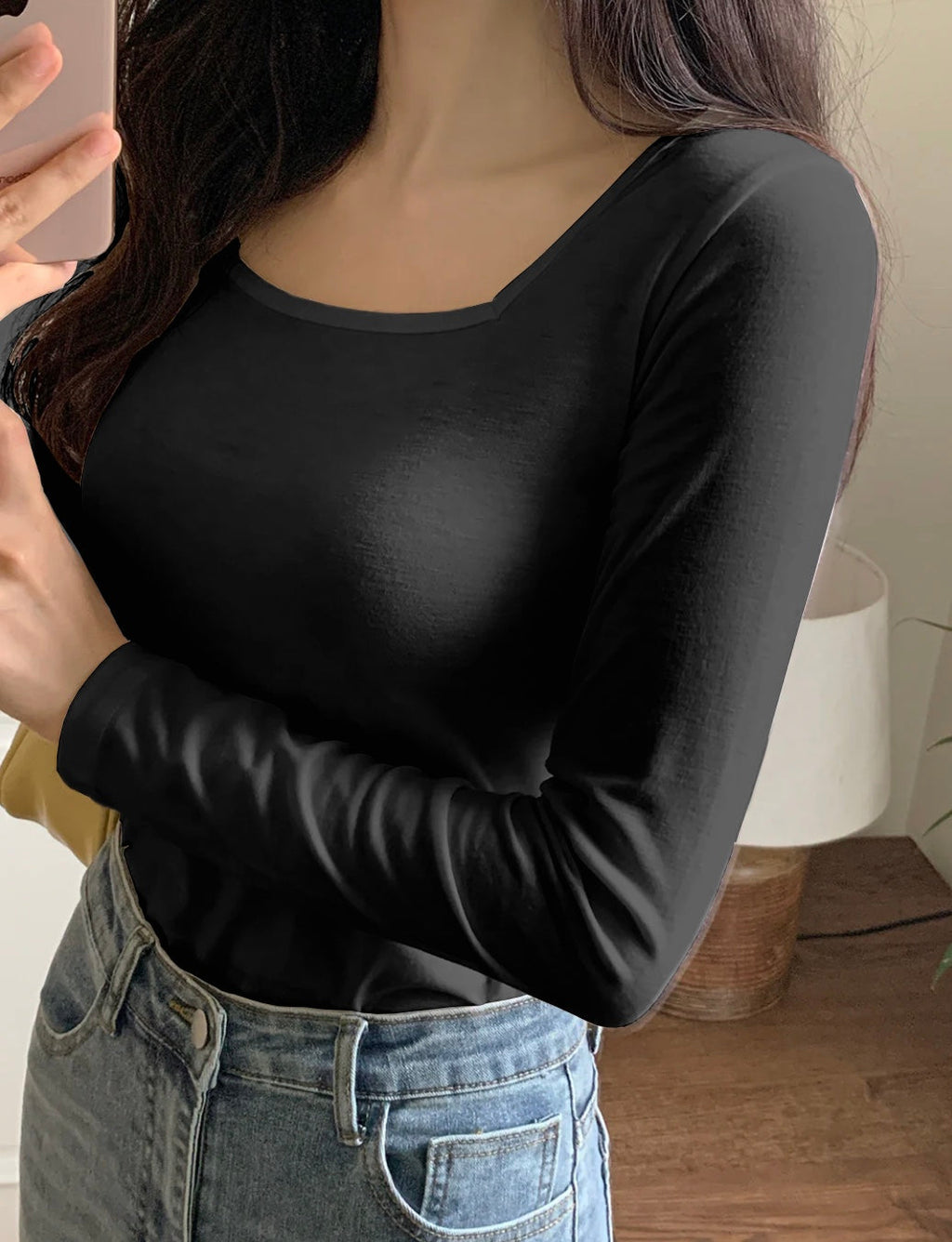 RǏWYÑ | Daily Passion Square Neck Sleeve Top