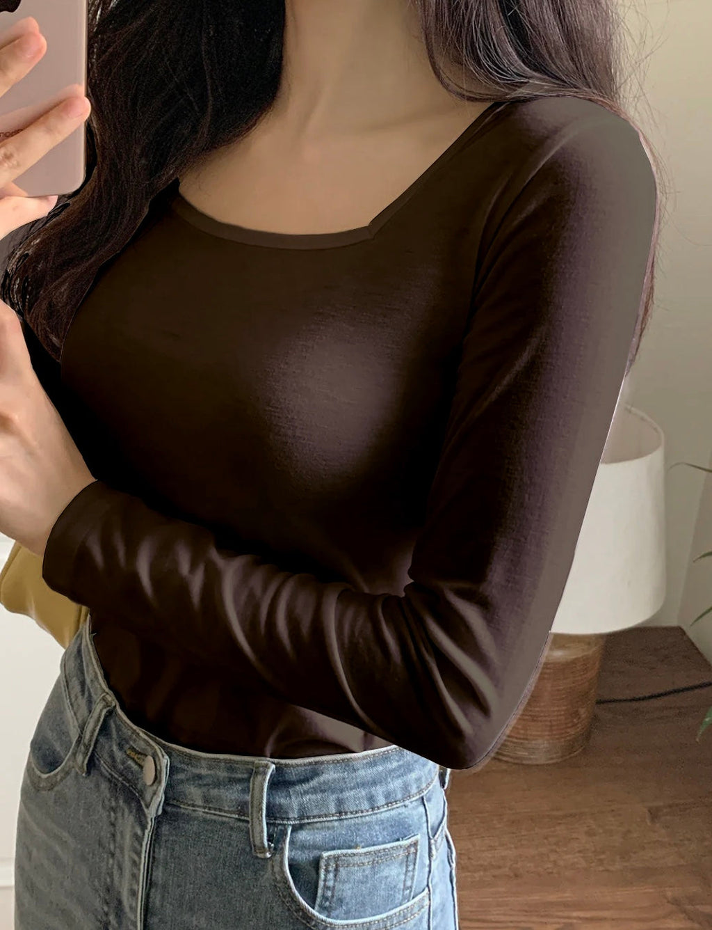 RǏWYÑ | Daily Passion Square Neck Sleeve Top
