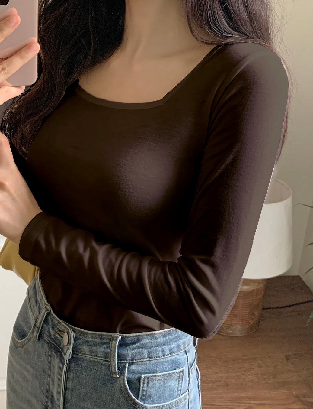 RǏWYÑ | Daily Passion Square Neck Sleeve Top