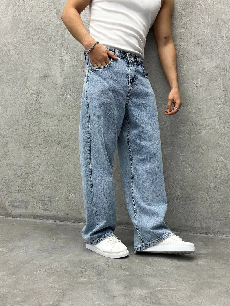 RIWYN Oh So Vintage Men Baggy Jeans