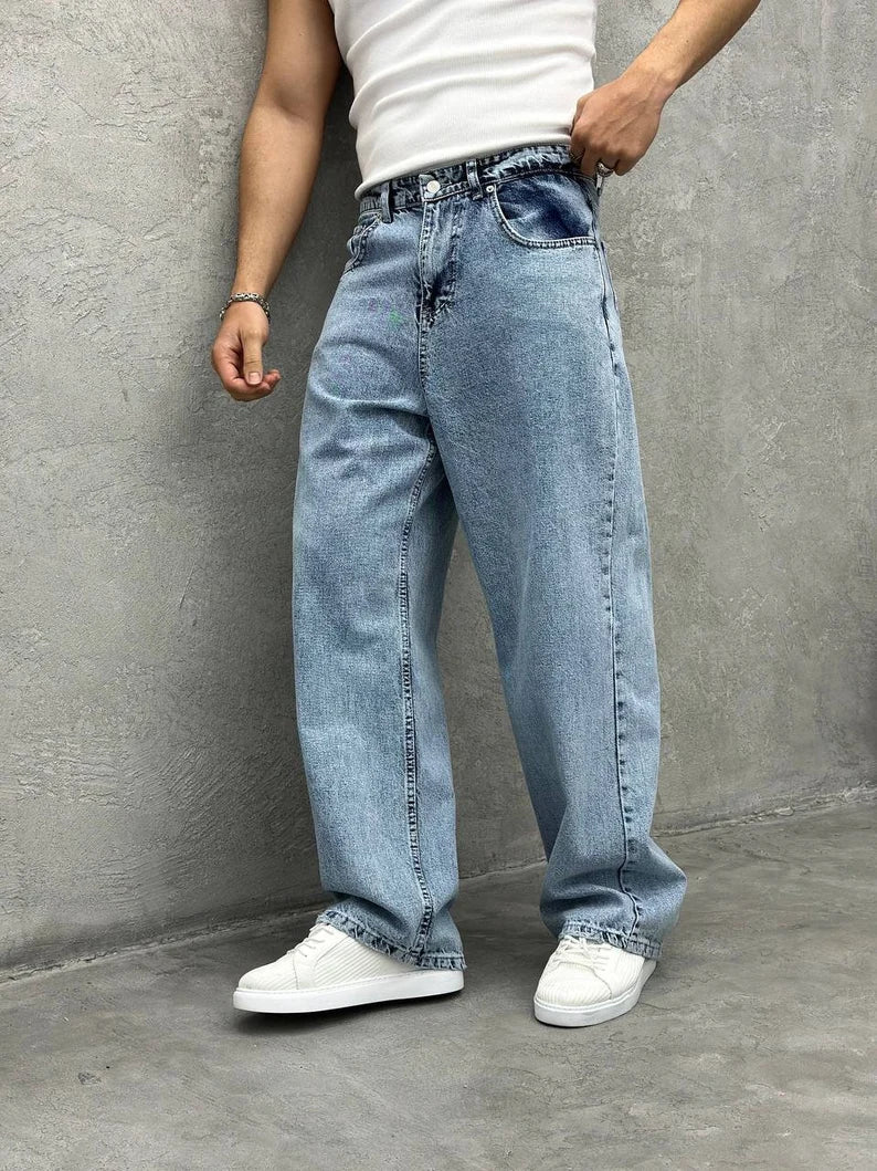 RIWYN Oh So Vintage Men Baggy Jeans