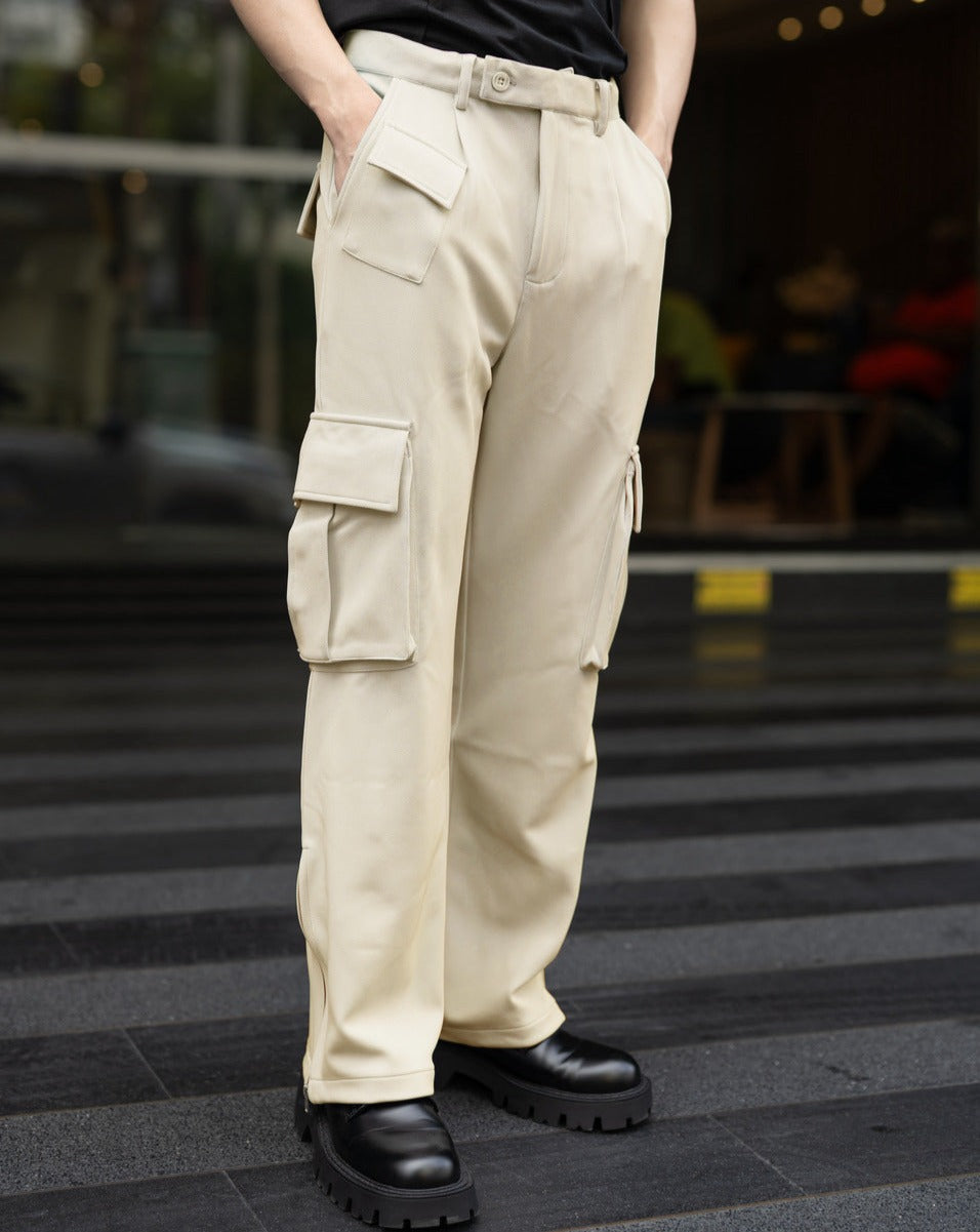 RIWYN K-Trend Multi Pockets Zippered Cargo Pantss