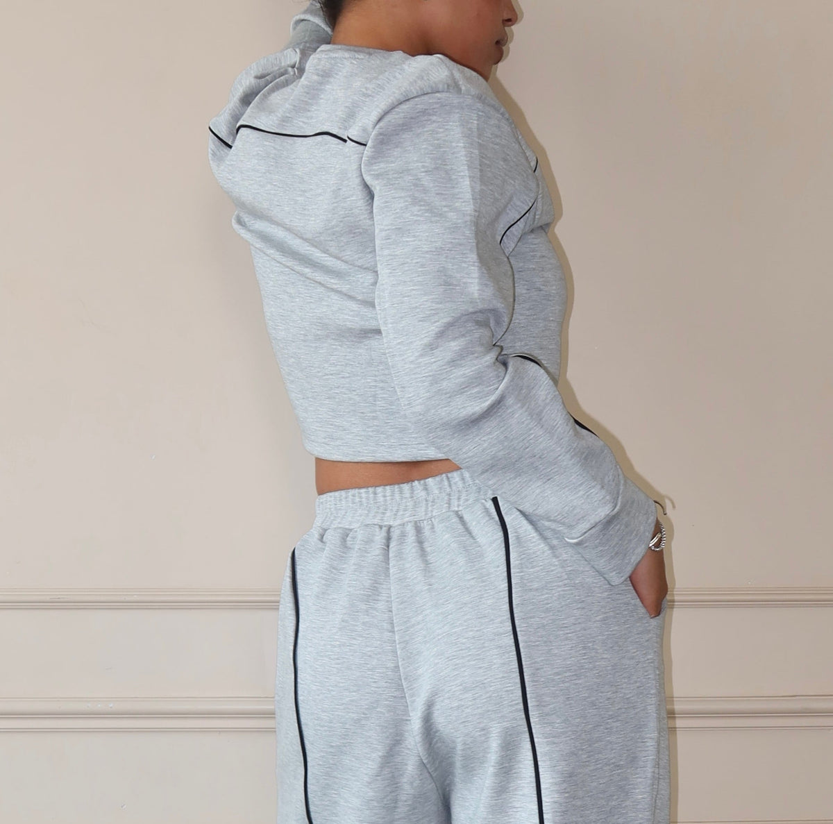 RǏWYÑ | Cloud Contrast Full Sleeve Top