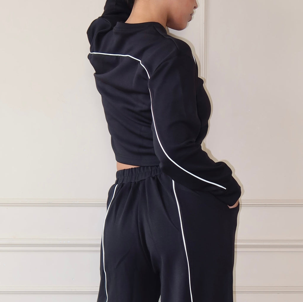 RǏWYÑ | Cloud Contrast Full Sleeve Top