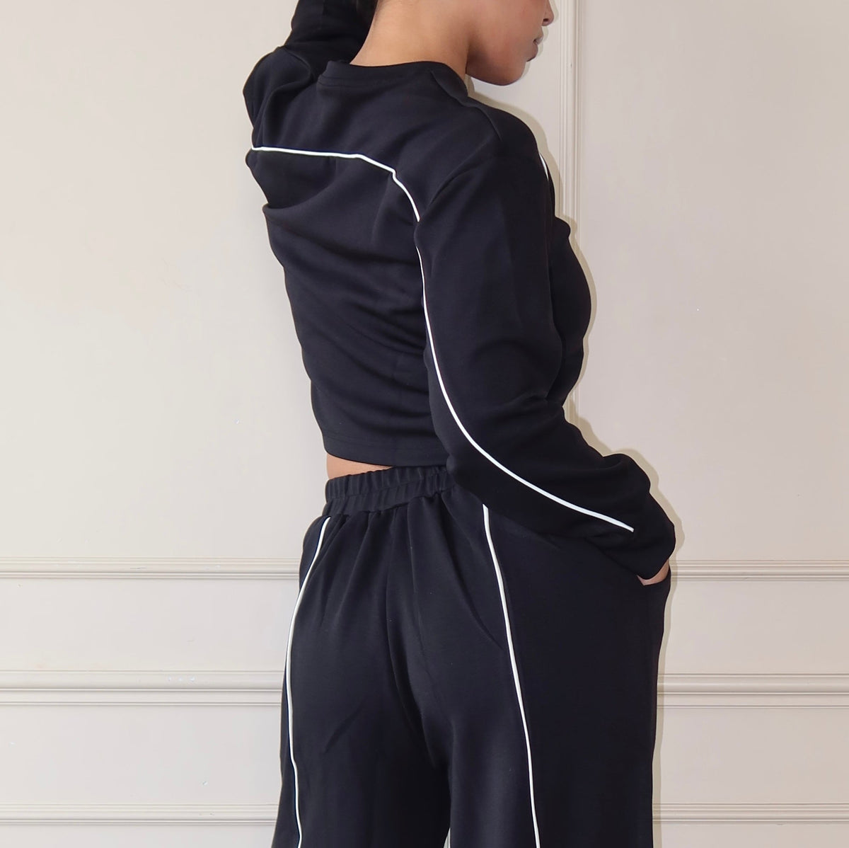RǏWYÑ | Cloud Contrast Full Sleeve Top