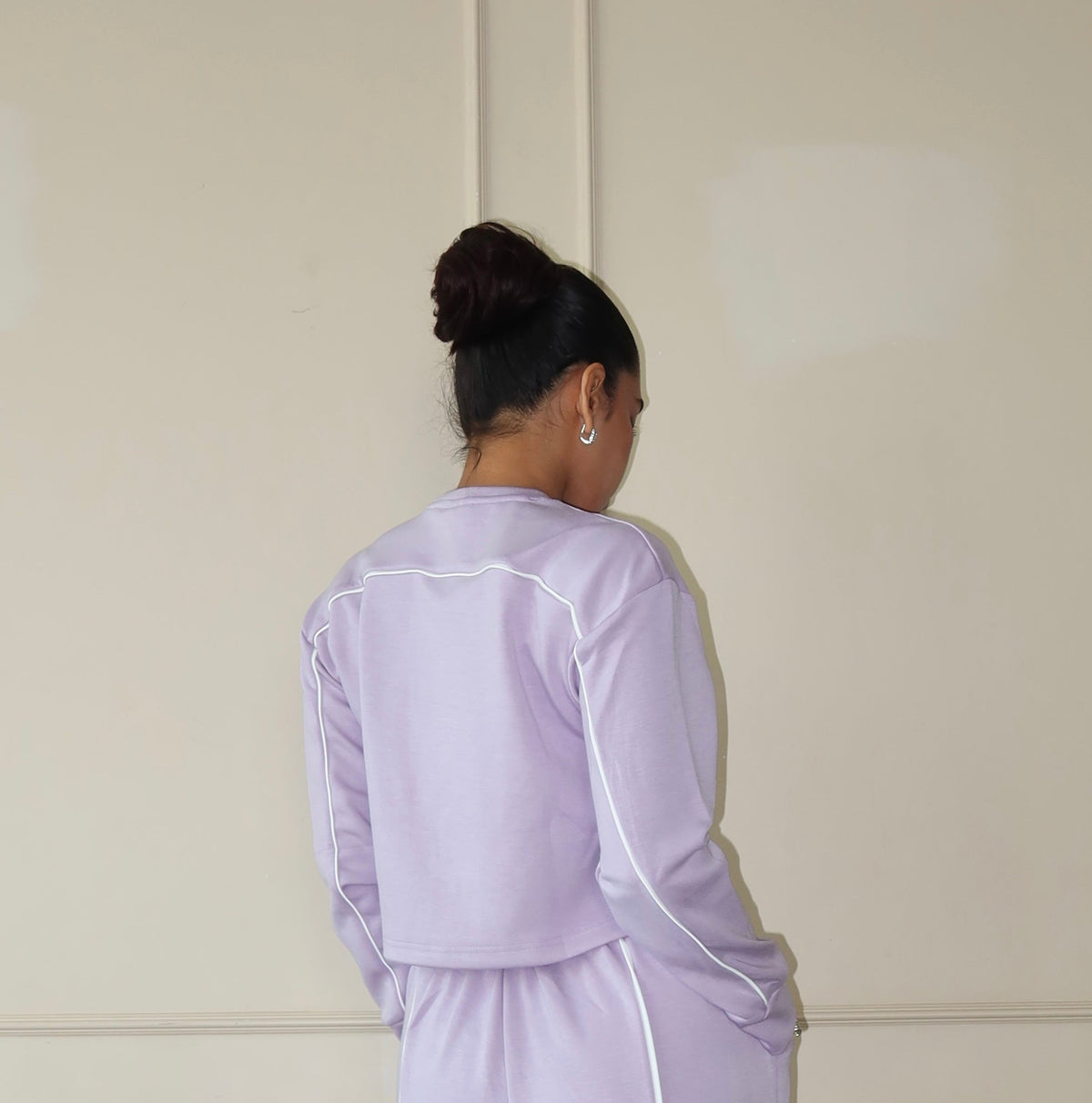RǏWYÑ | Cloud Contrast Full Sleeve Top